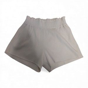 For Days White Ribbed Lounge Shorts - Size S